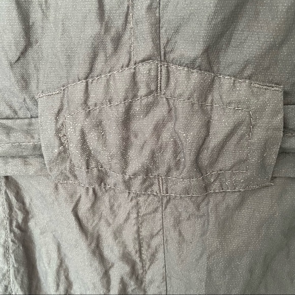 Oxmo wrinkle trench coat in a blueish gray size medium fits around an 8 - Picture 10 of 10